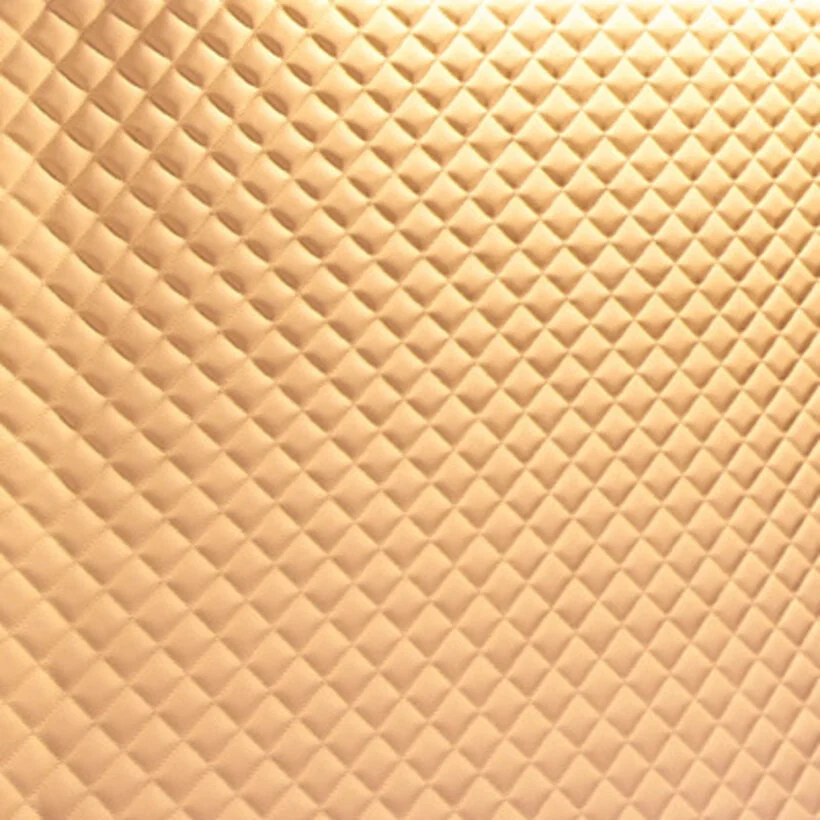 Diamond Cross-Stitched Leather