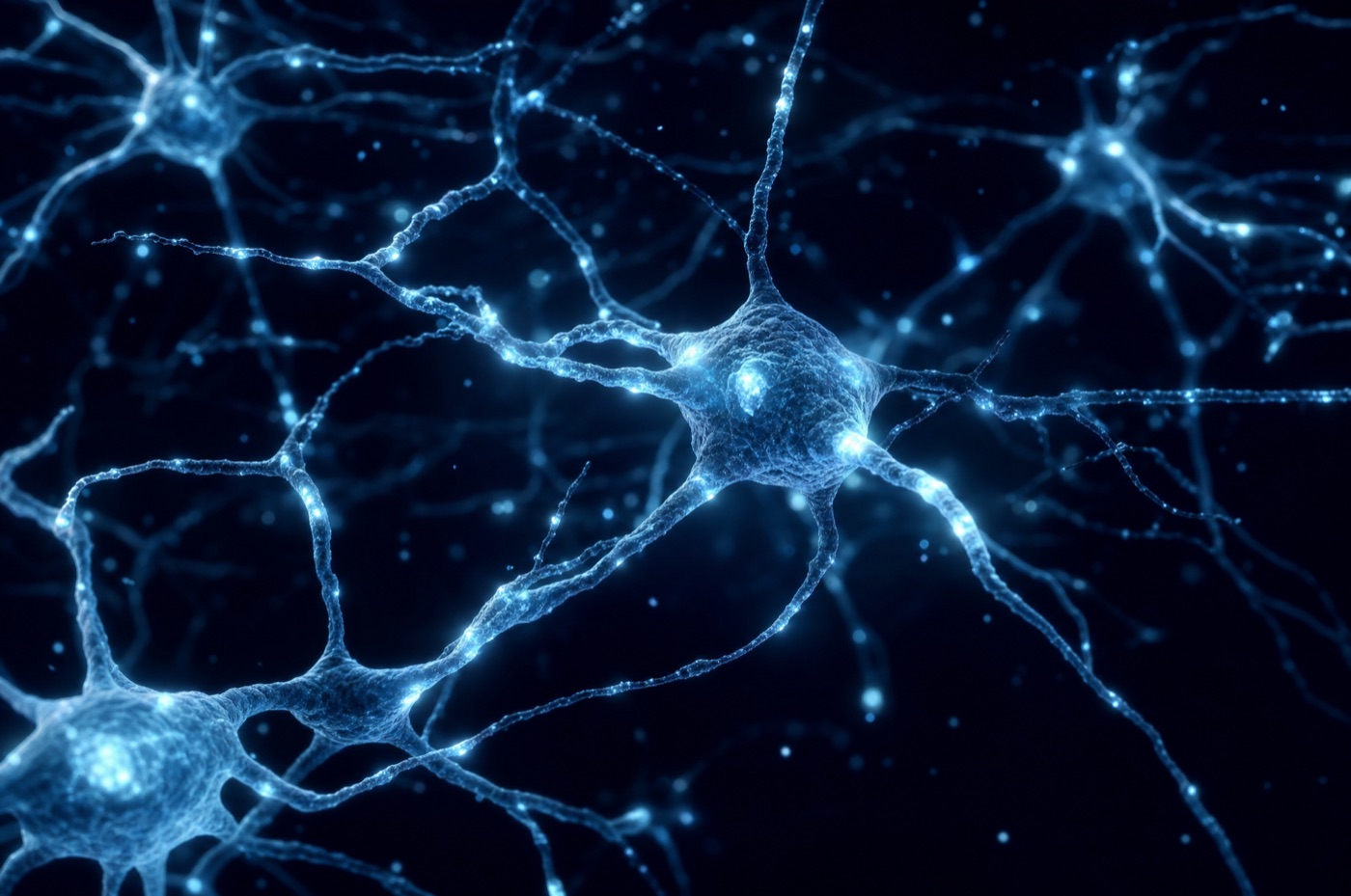 Neural synapses, scientific visualization